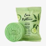 Освіжаюче мило з органічним зеленим чаєм і огірком Love Nature 75г 41281